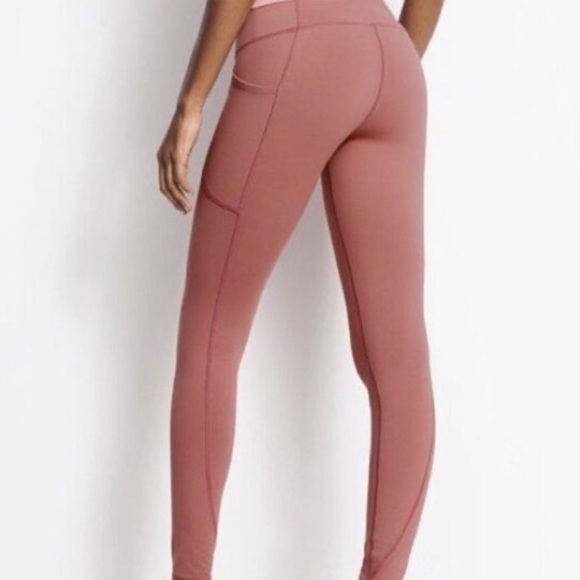 Victoria’s Secret Sport Knockout Tight Withered Rose Leggings - Small - Picture 2 of 4